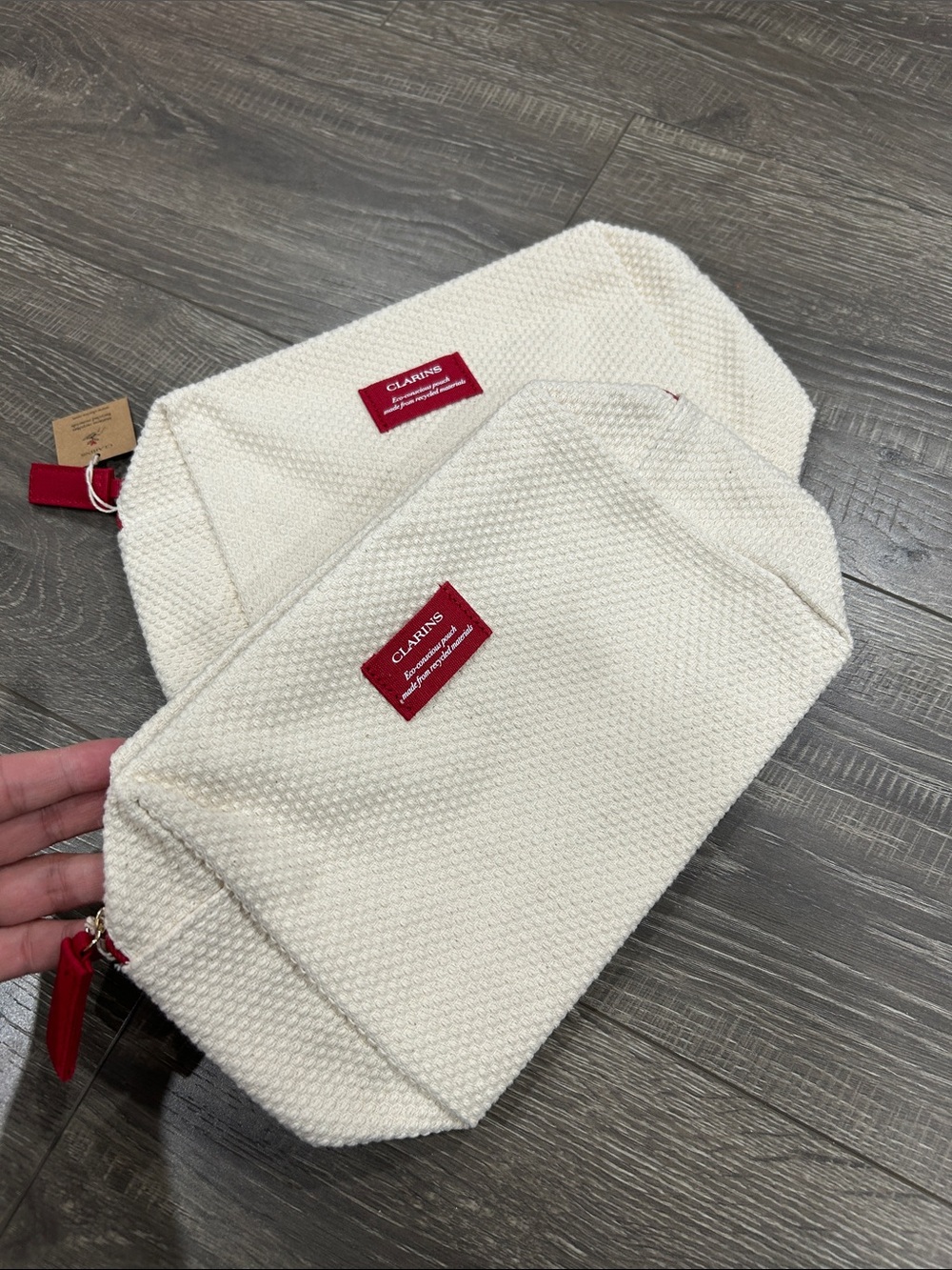 2/$10 Clarins Cosmetic Pouch